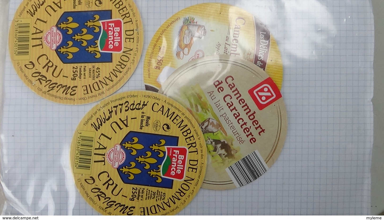 Grosse Collection De Couvercles Et étiquettes (259 Dans Ce Classeur) De Fromages Français. 10/10 Voir Commentaires !!! - Fromage