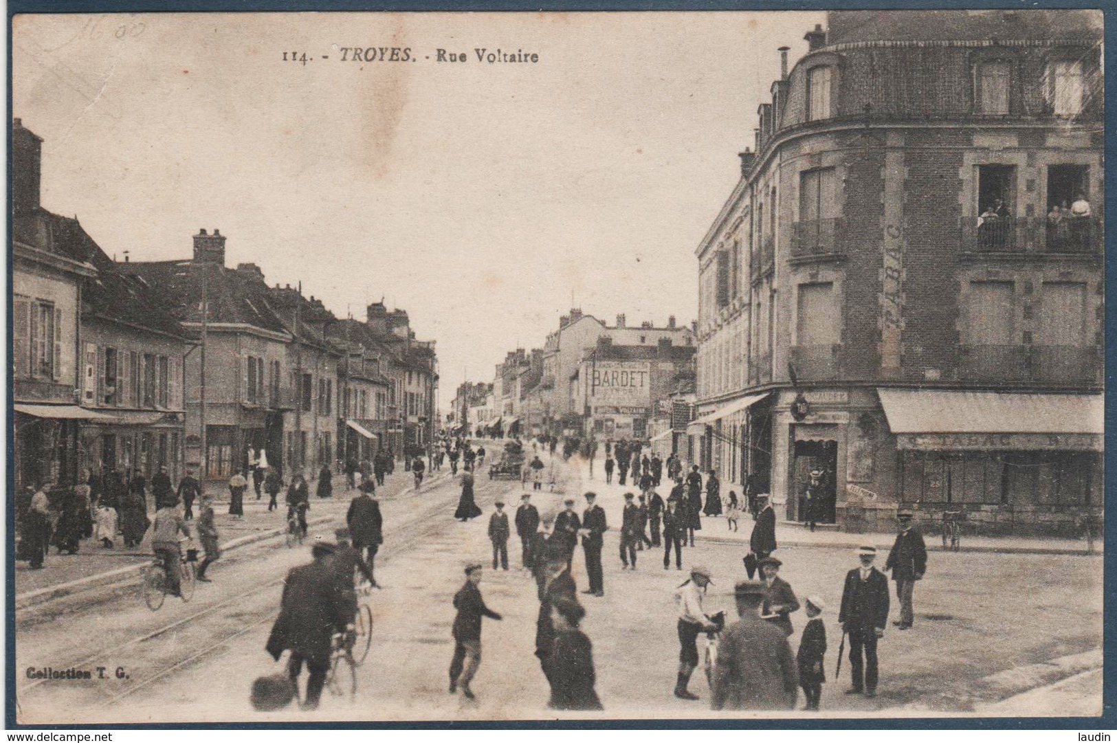 Troyes , Rue Voltaire , Pli Coin Haut Gauche , Animée - Troyes