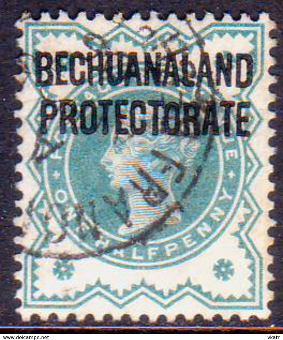 1902 BECHUANALAND Protectorate SG 60 ½d Blue-green Used - 1885-1964 Bechuanaland Protectorate