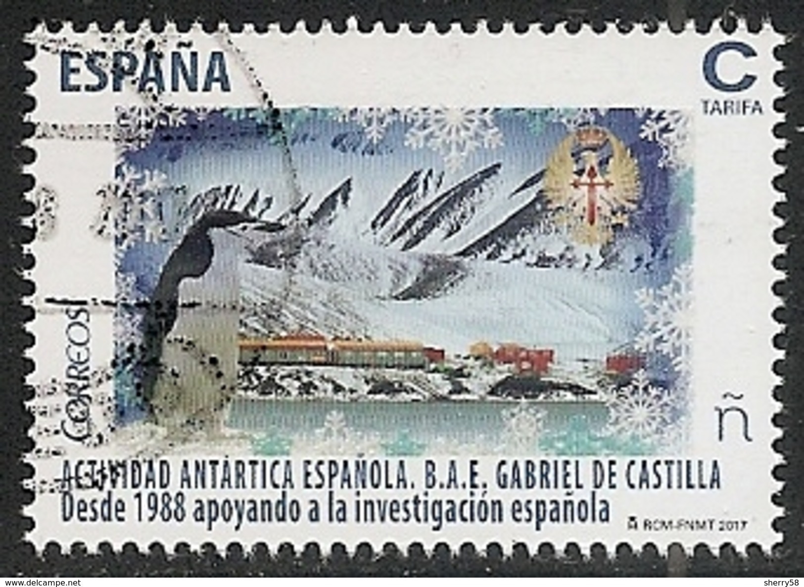 2017-ED. 5118 SERIE COMPLETA- Actividad Antartica Española. B.A.E.Gabriel De Castilla -USADO - Gebruikt