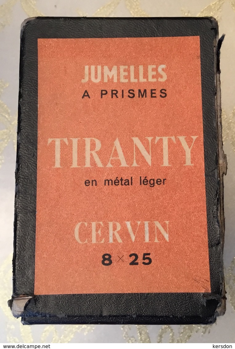 Boîte De Rangement En Carton Pour Jumelles à Prismes TIRANTY Modèle CERVIN - Autres & Non Classés