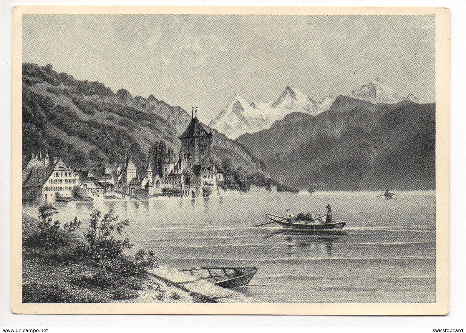 OBERHOFEN Die Schweiz Vor 100 Jahren Druck Fr. Weibel Thun - Oberhofen Am Thunersee