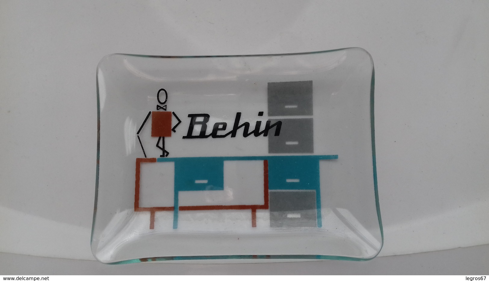 CENDRIER BEHIN 11X8 CM - Glass