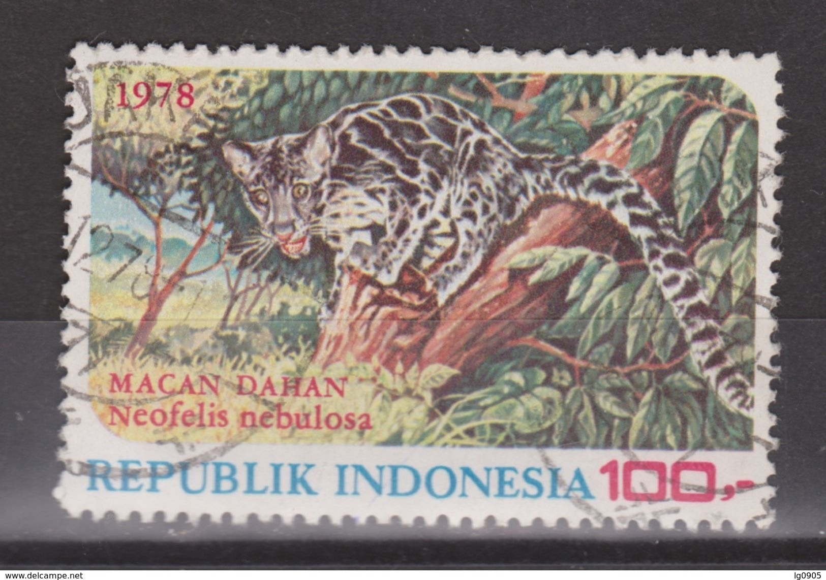 Indonesie, Indonesia 932 Used ; Tijger, Tiger, Tigre NOW MANY STAMPS OF ANIMALS - Roofkatten