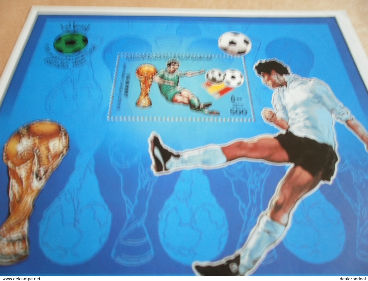 Miniature Sheets Libya Football World Cup Spain 82 - Libya