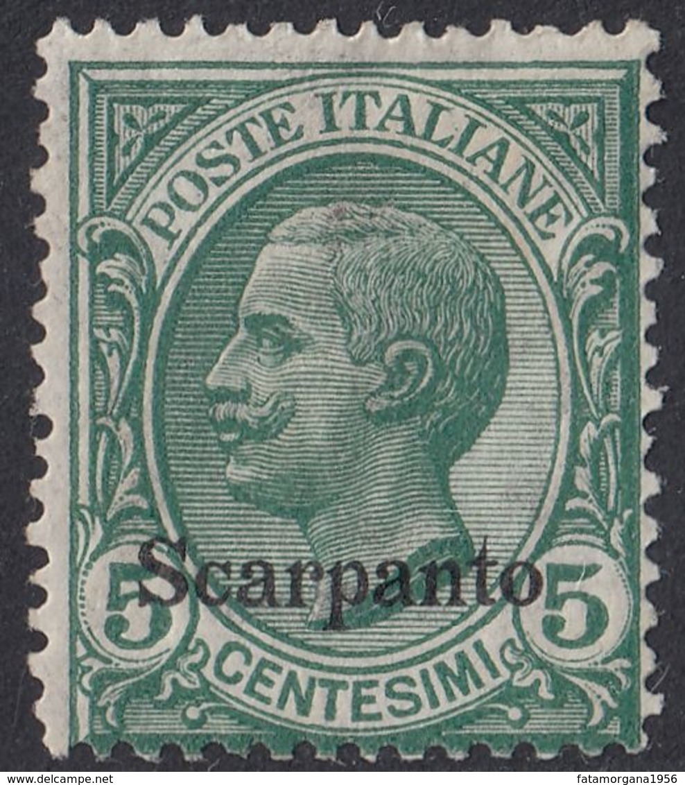 ITALIA - SCARPANTO - 1912 - Unificato 2 Nuovo MH. - Egeo (Scarpanto)