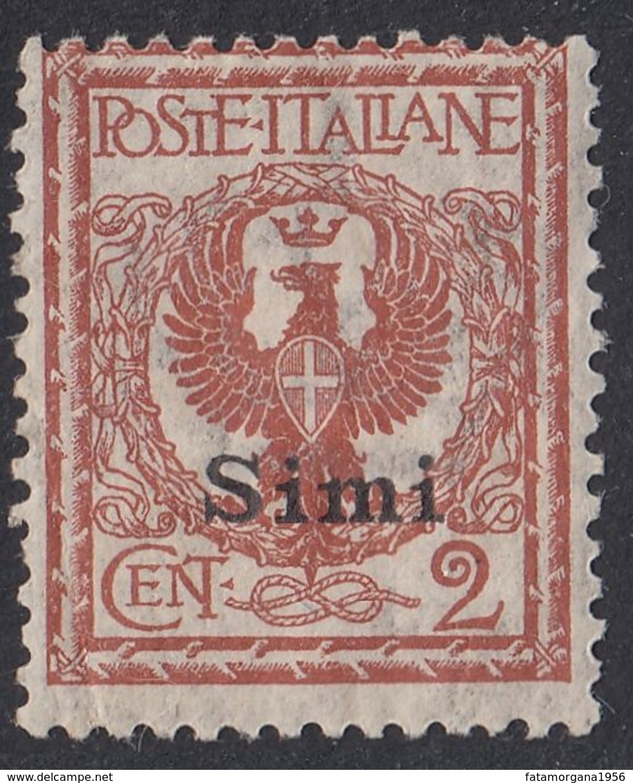 ITALIA - SIMI - 1912 - Unificato 1 Nuovo MH. - Aegean (Simi)