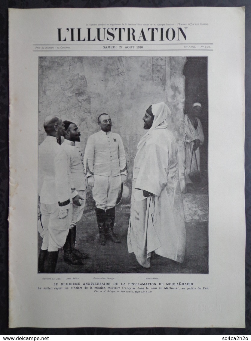 L'illustration N° 3522 Du 27 Août 1910 Paris Londres En Aéroplane; En Allemagne, Les Duels D'étudiants - L'Illustration