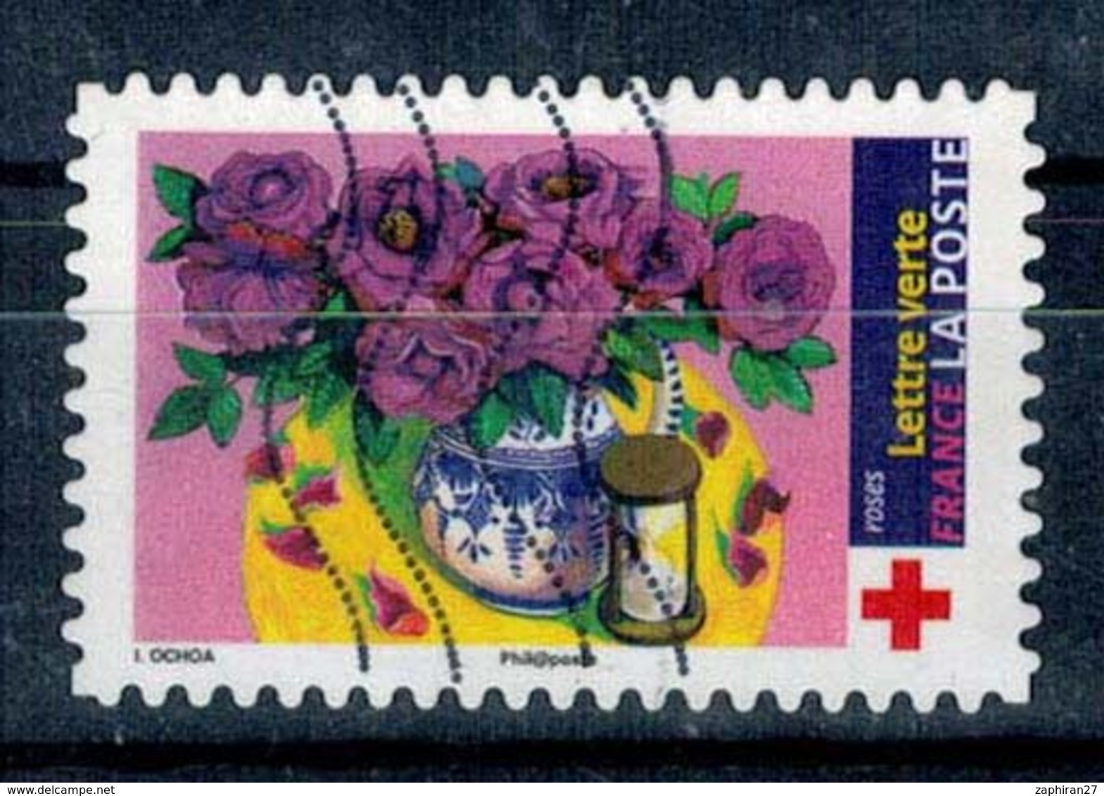 2018 CROIX-ROUGE FLEURS -3 OBLITEREE #228# - Other & Unclassified