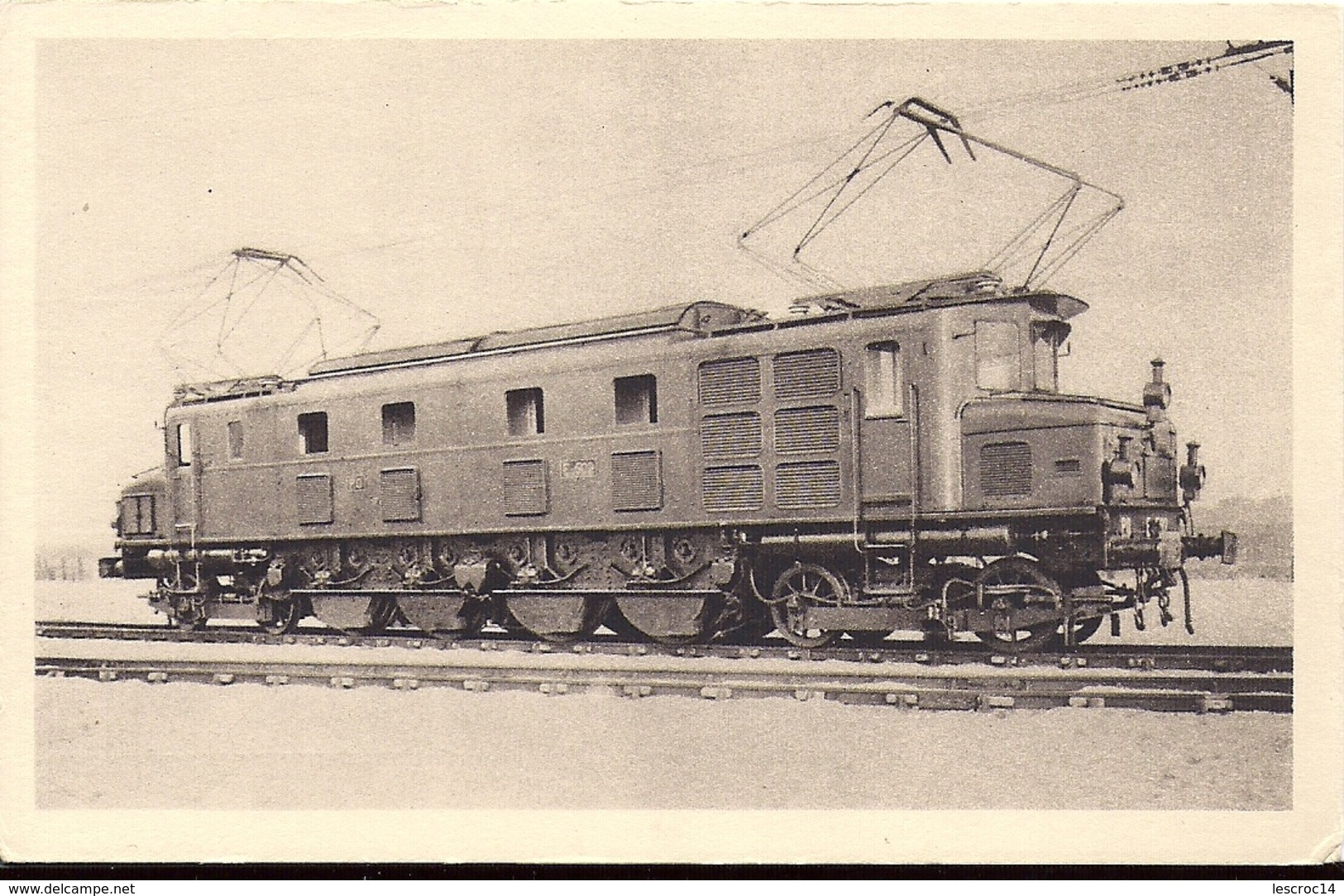 CHEMIN DE FER PARIS ORLEANS Locomotive Electrique Héliochromie Française Paris - Trains