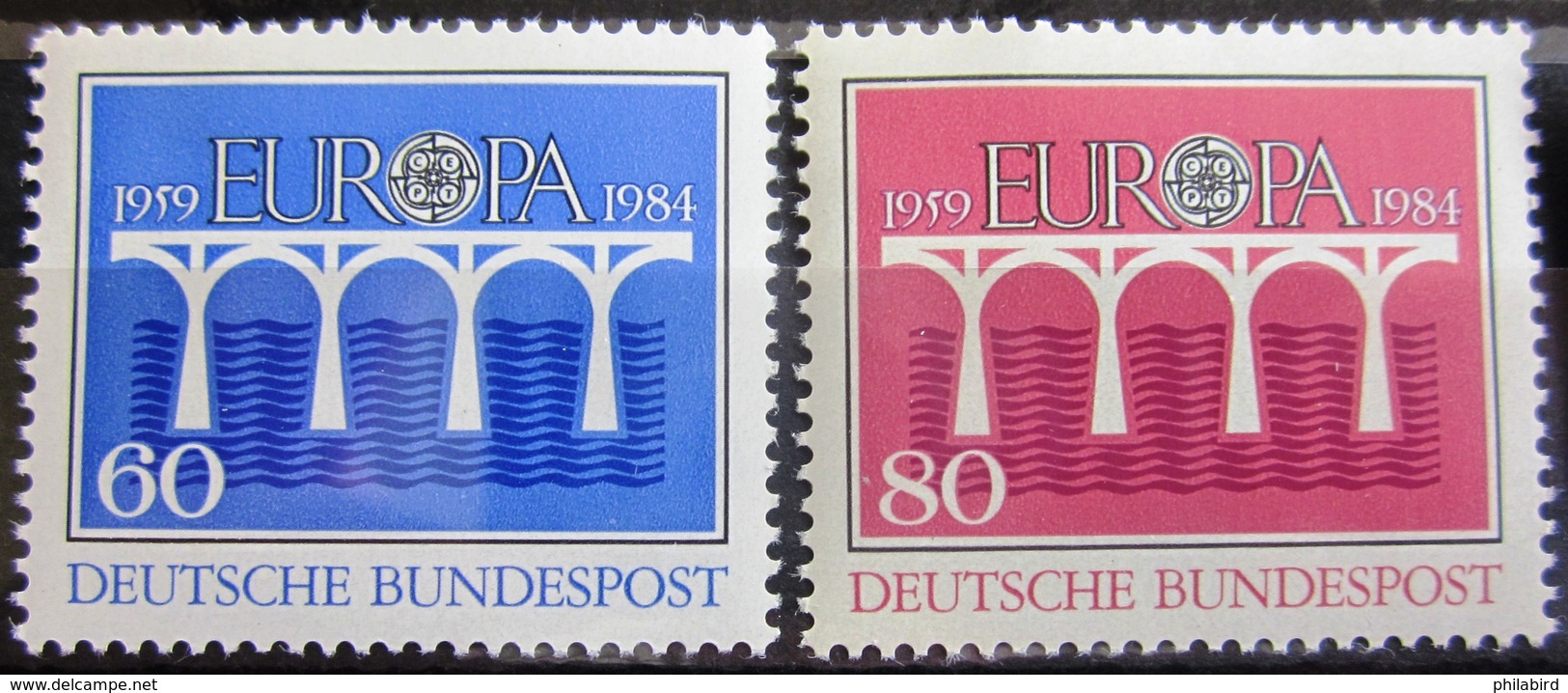 EUROPA            Année 1984         ALLEMAGNE          N° 1042/1043             NEUF** - 1984