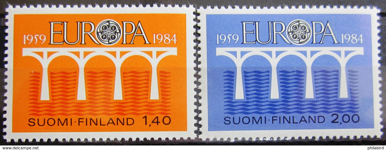 EUROPA            Année 1984         FINLANDE          N° 908/909             NEUF** - 1984