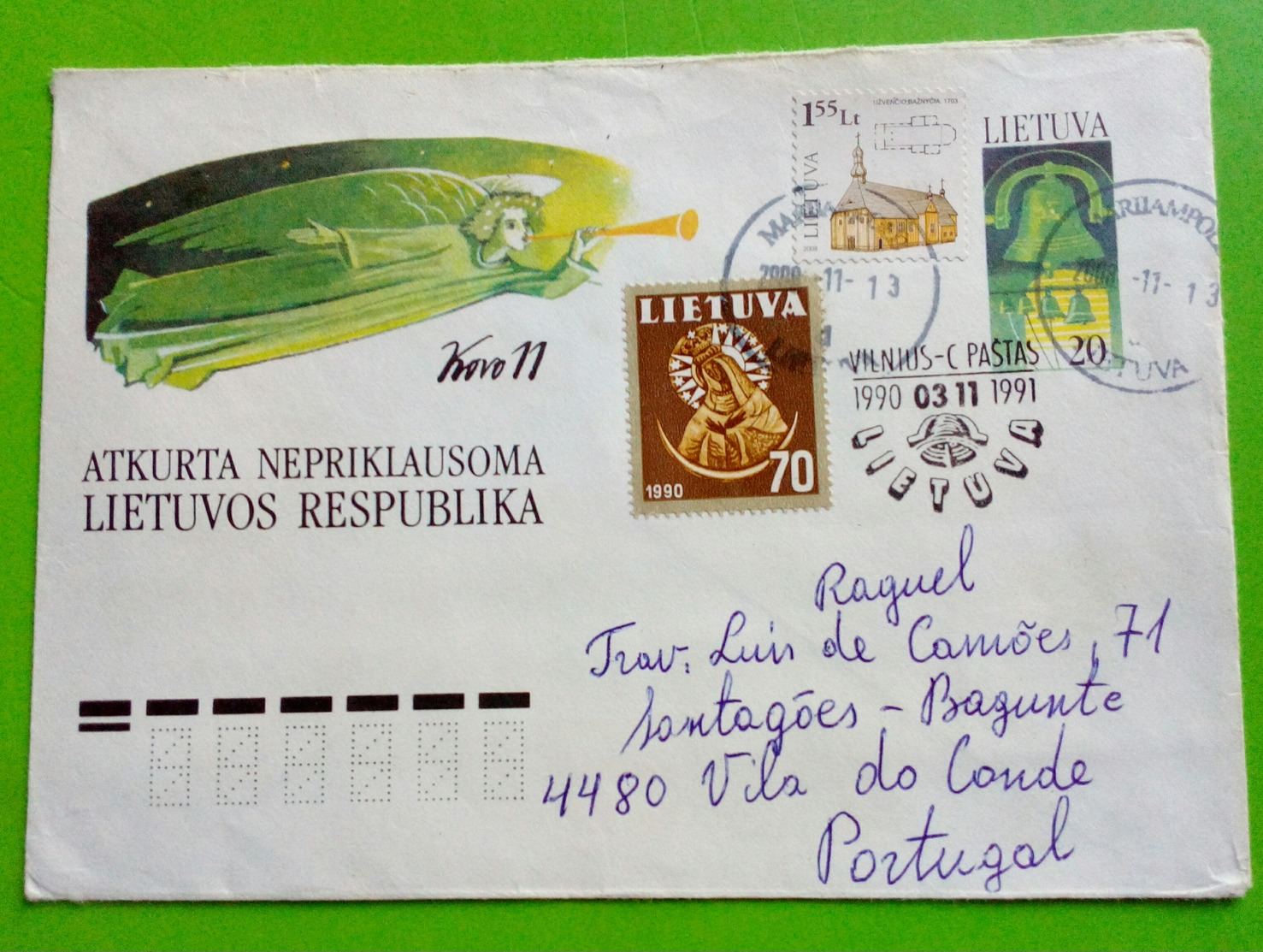 Lithuania From Portugal. 2008 - Lituanie