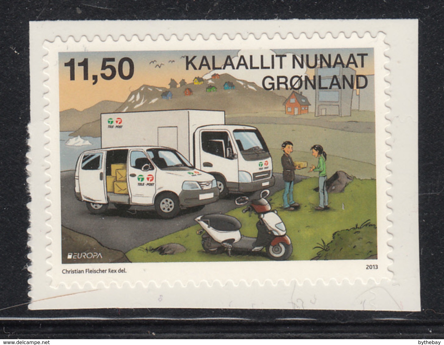 Greenland 2013 MNH Sc 642 11.50k Postal Van EUROPA - Neufs