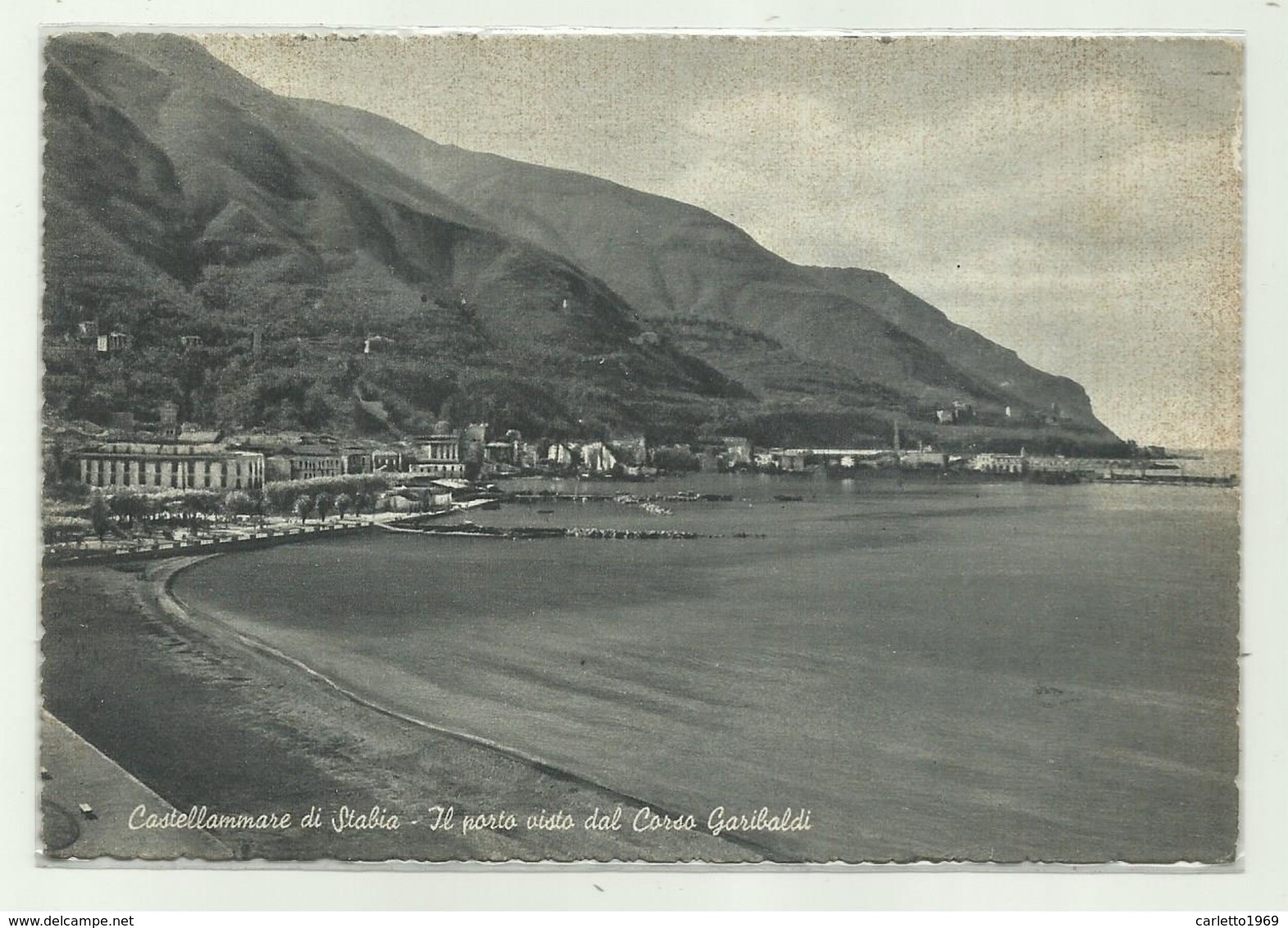 CASTELLAMMARE DI STABIA - IL PORTO VISTO DAL CORSO GARIBALDI  VIAGGIATA FG - Castellammare Di Stabia