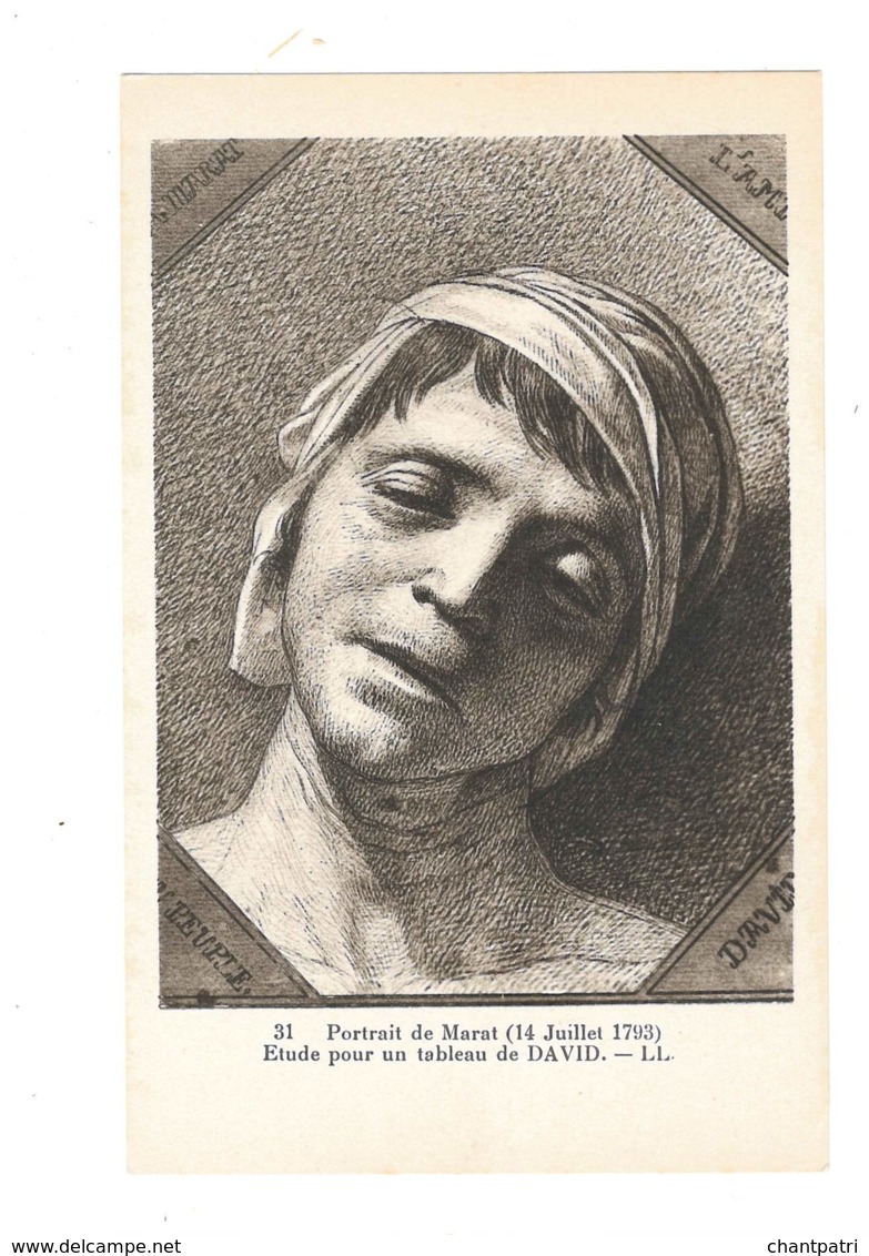 Portrait De Marat - 14 Juillet 1793 - Etude Pour Un Tableau De David - 7247 - Paintings