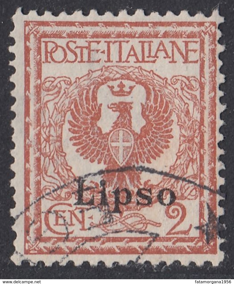 ITALIA - LIPSO - 1912 - Unificato 1 Usato. - Aegean (Lipso)