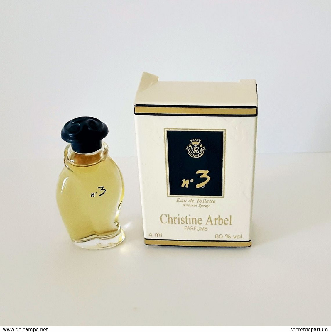 Miniatures De Parfum   N°3    De CHRISTINE  ARBEL    4 Ml  + Boite - Miniatures Femmes (avec Boite)