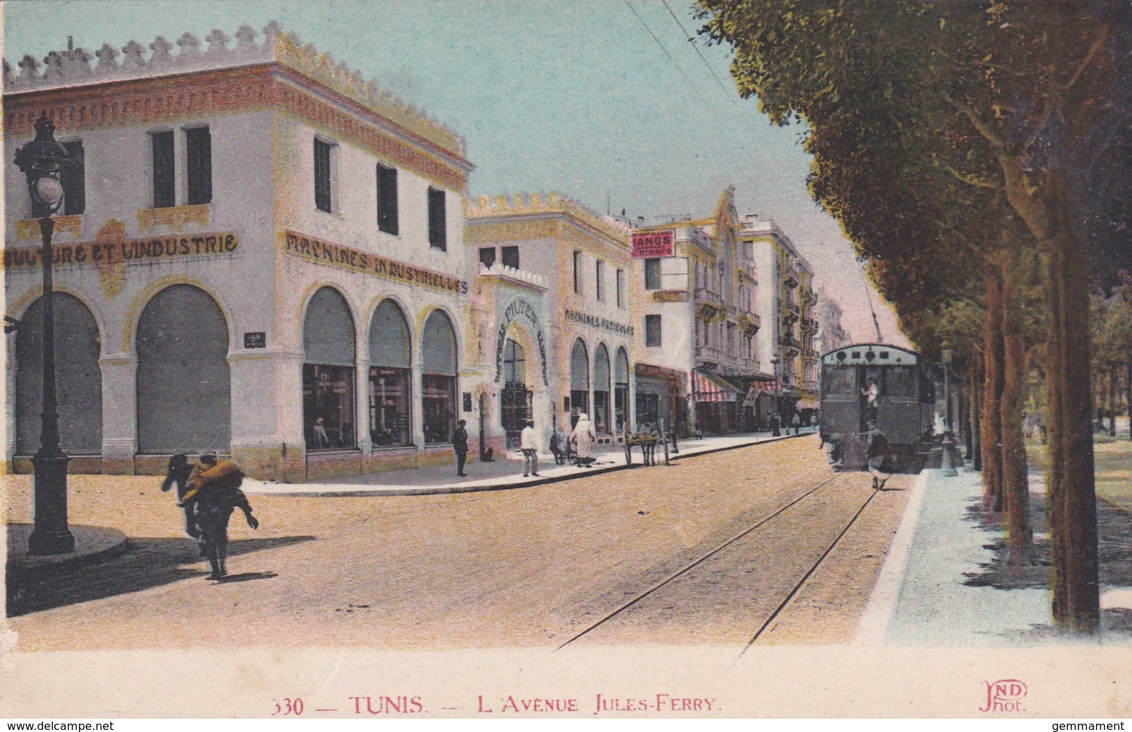 TUNIS -L'AVENUE  JULES FERRY - Tunisia