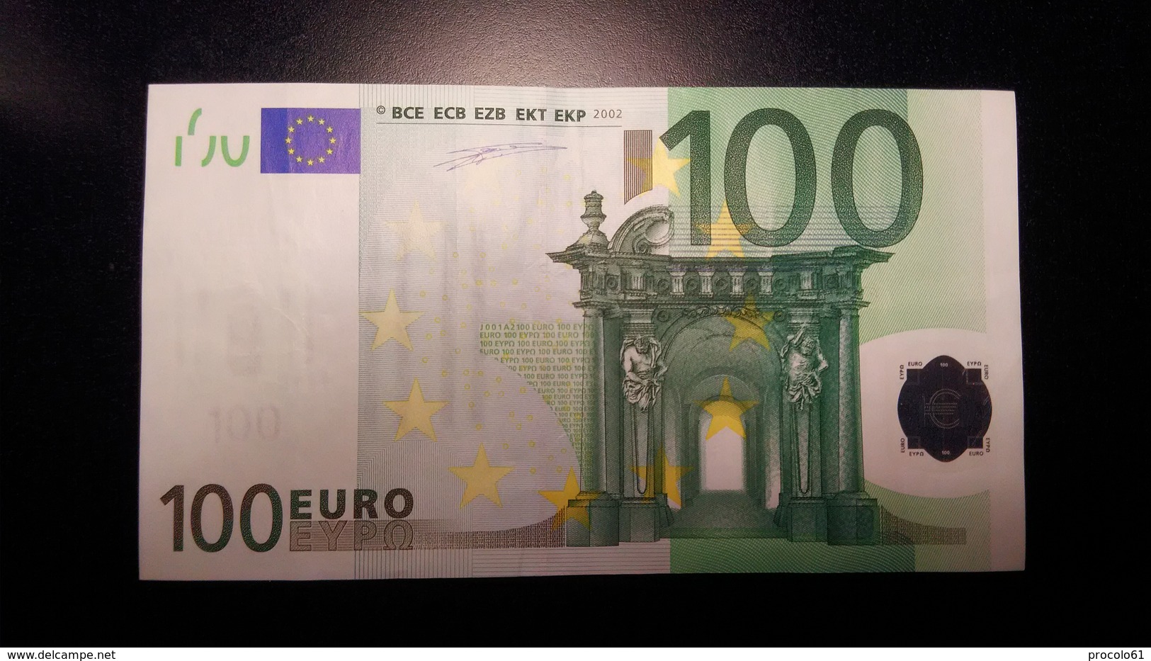ITALIA ITALY 100 EURO 2002 DUISENBERG SERIE S 00048218767 J001A2 CIRC, - 50 Euro