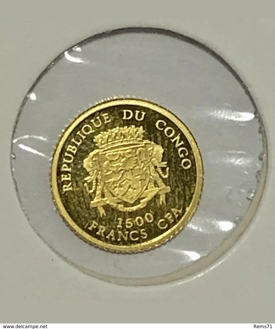 Congo : 1500 Francs Or 999% 2007 Napoléon Bonaparte - Congo (République Démocratique 1998)