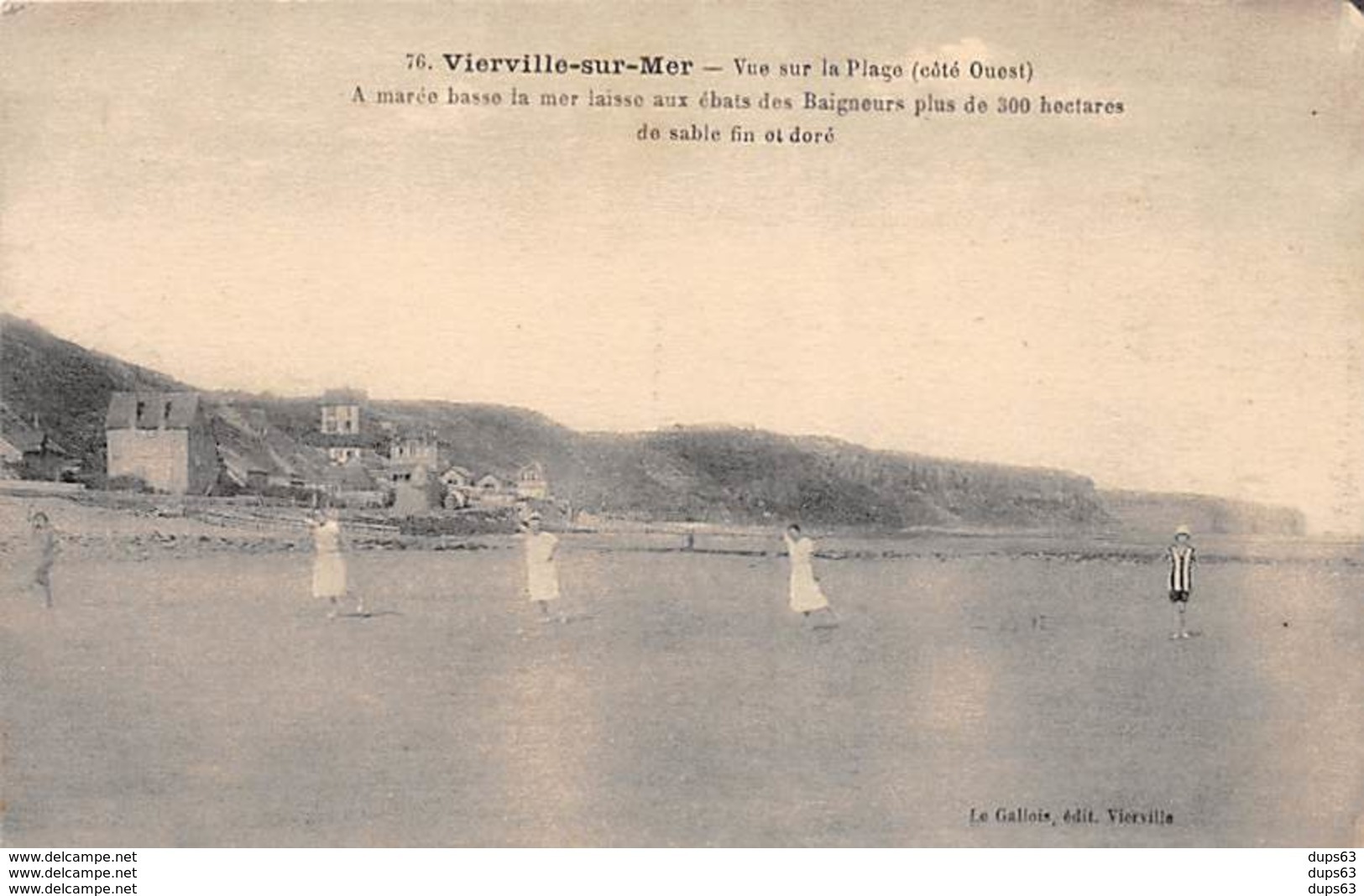 VIERVILLE SUR MER - Vue Sur La Plage - Très Bon état - Sonstige & Ohne Zuordnung