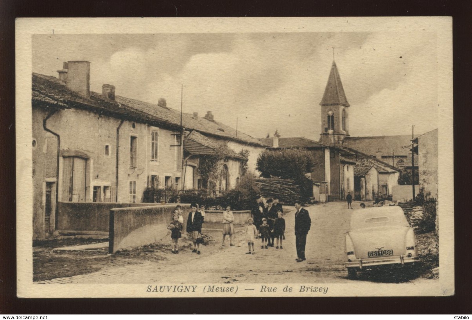 55 - SAUVIGNY - RUE DE BRIXEY - EDITEUR HIMBERT, NEUFCHATEAU - Autres & Non Classés
