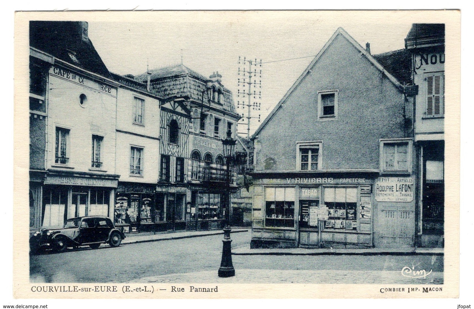 28 EURE ET LOIR - COURVILLE SUR EURE Rue Pannard - Courville