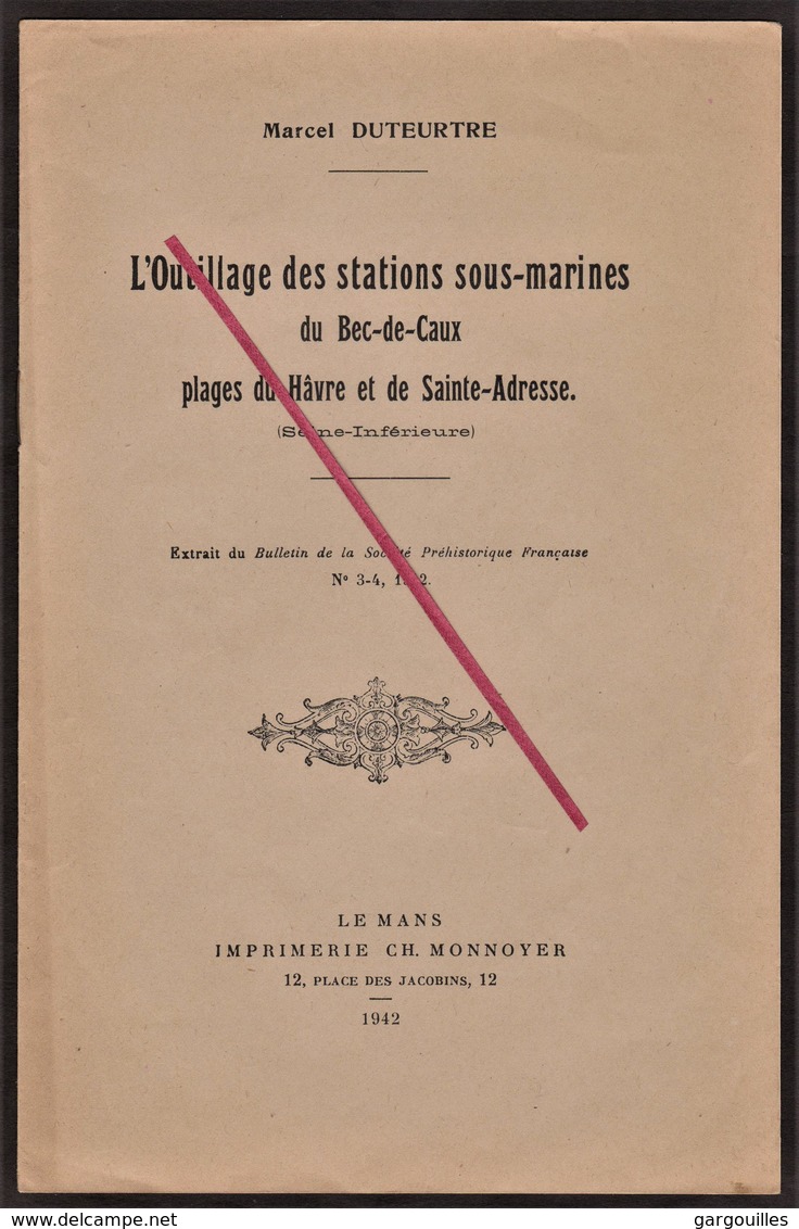 LE HAVRE - SAINTE-ADRESSE -- L'outillage Des Stations Sous-Marines Du Bec-de-Caux _ Plage Du Hâvre & Ste-Adresse + Plan - Other & Unclassified