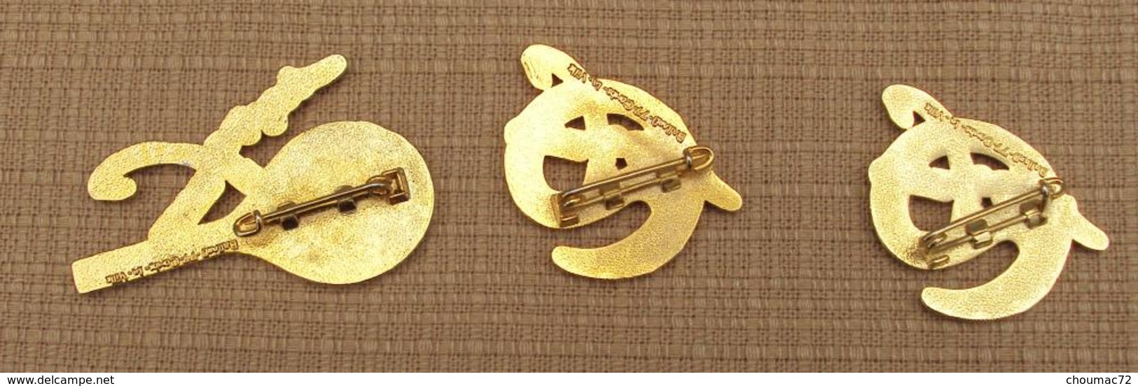 Broche Sport 003 3, Lot De 3 Broches FFT Fédération Française De Tennis Club Junior - Tennis