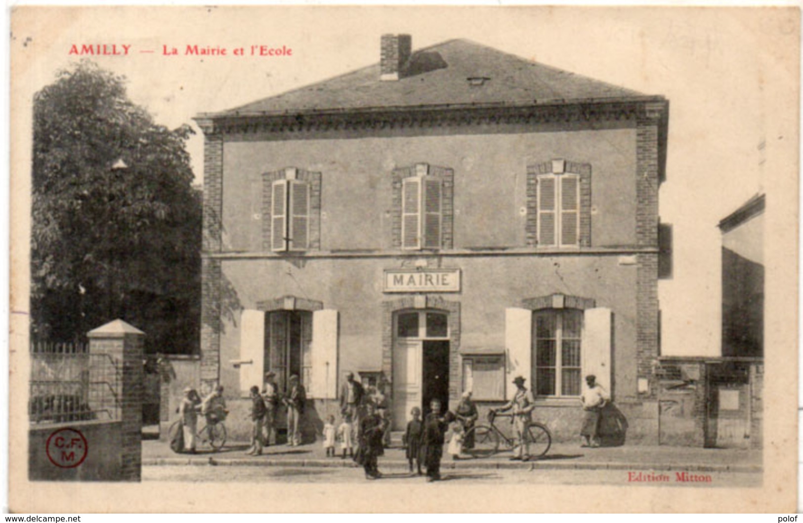 AMILLY - La Mairie Et L' Ecole    (114110) - Amilly