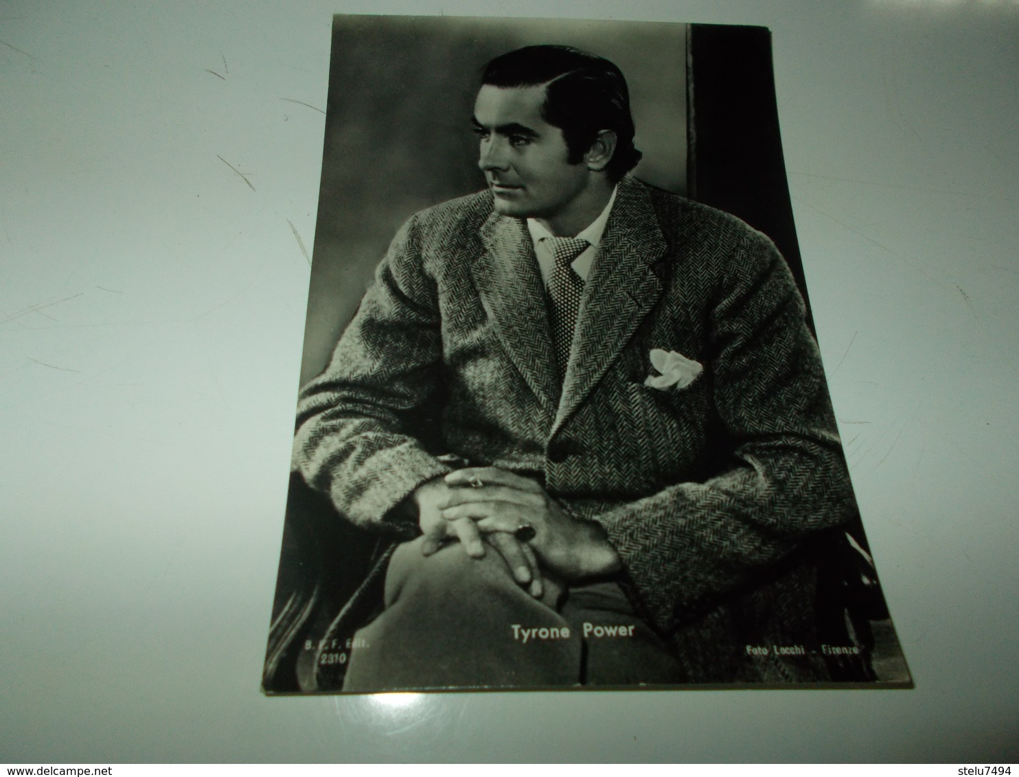 B726   Tyrone Power Non Viaggiata - Attori