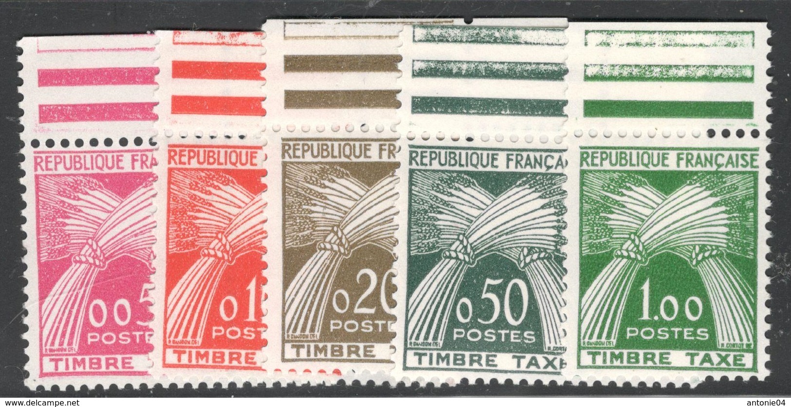 France Yvert Taxe 90/94** TB Sans Charniére Cote EUR 70 (numéro Du Lot 536AA) - 1859-1959 Mint/hinged