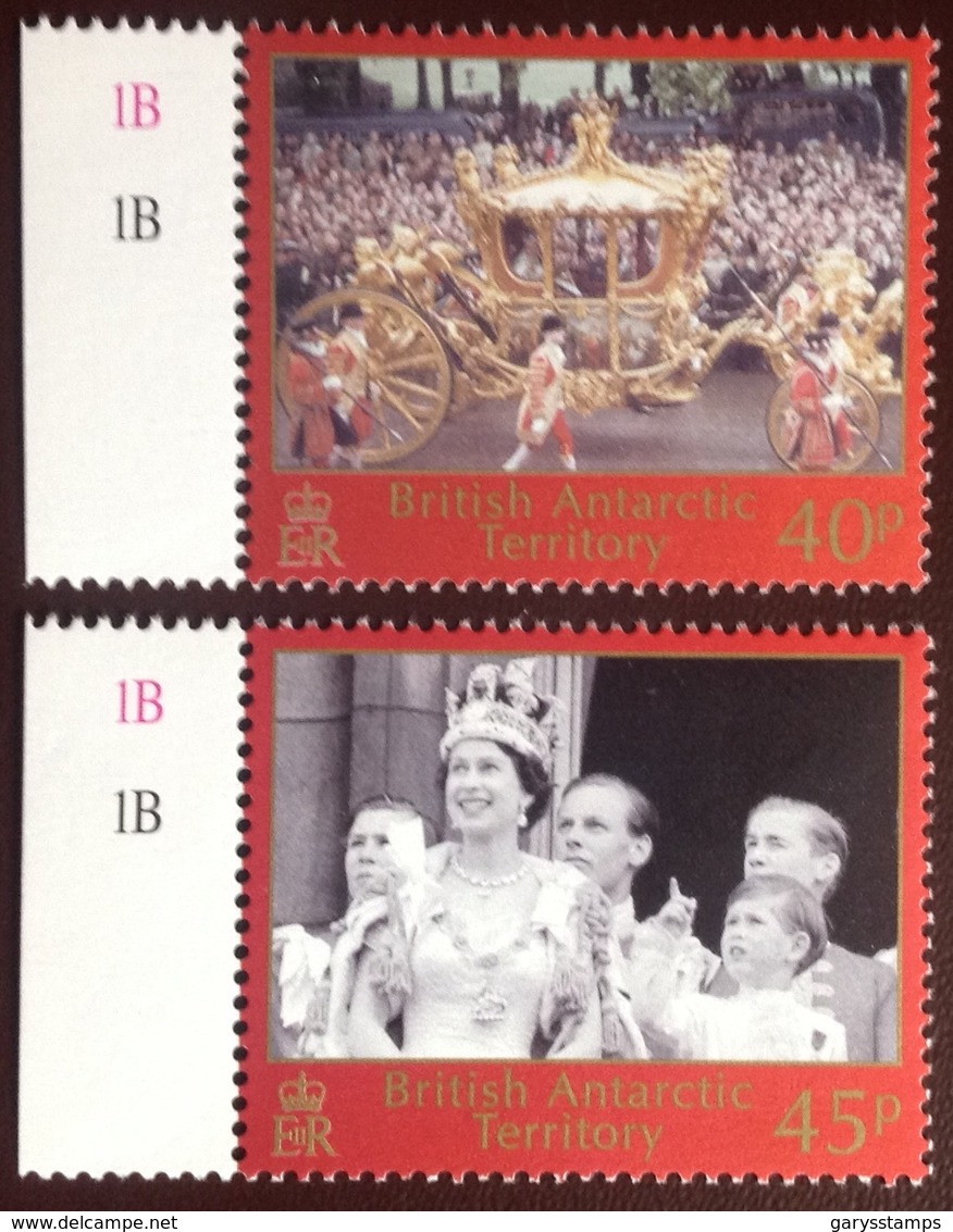 British Antarctic Territory BAT 2003 Coronation Anniversary MNH - Unused Stamps