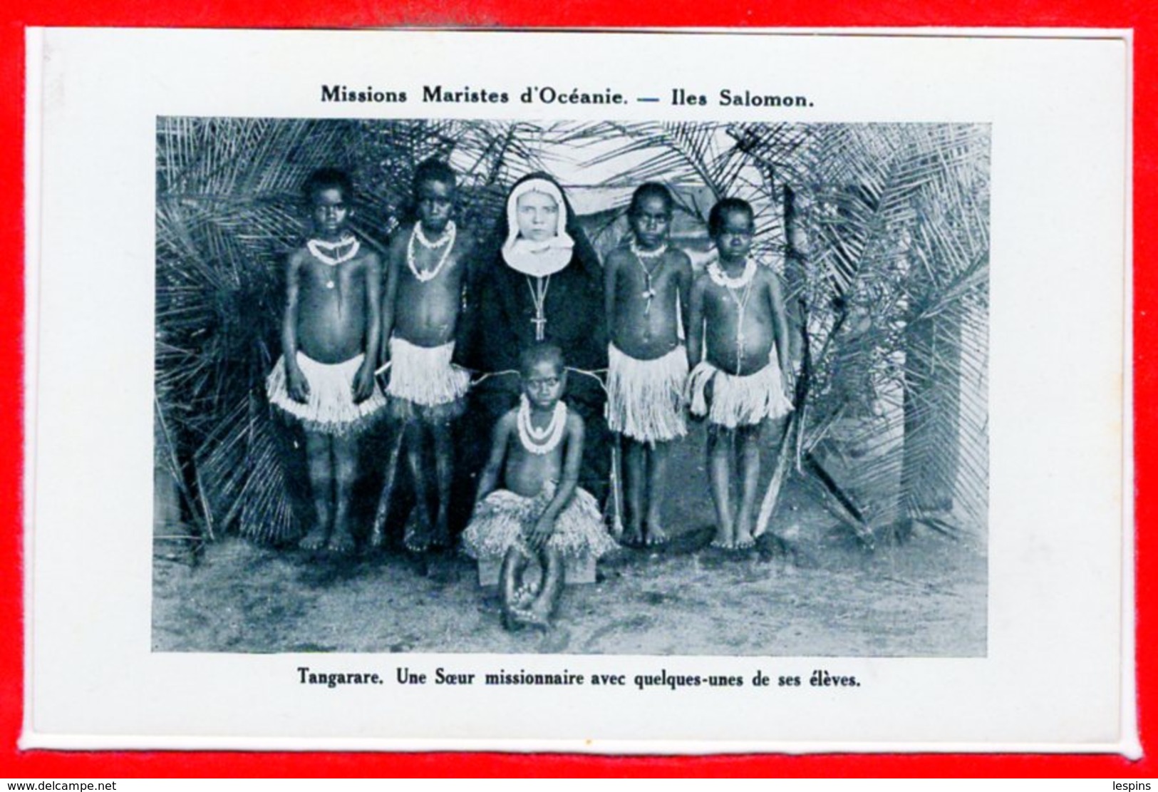 OCEANIE - ILES SALOMON -- Tangarare - Une Soeur Missionnaire Avec... - Isole Salomon