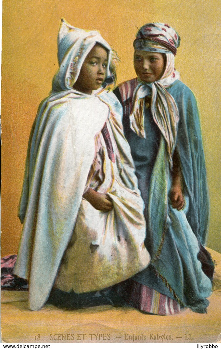 MOROCCO (?) - 1910  Arab Children - Scenes Et Types Enfants Kabyles By LL - Afrika