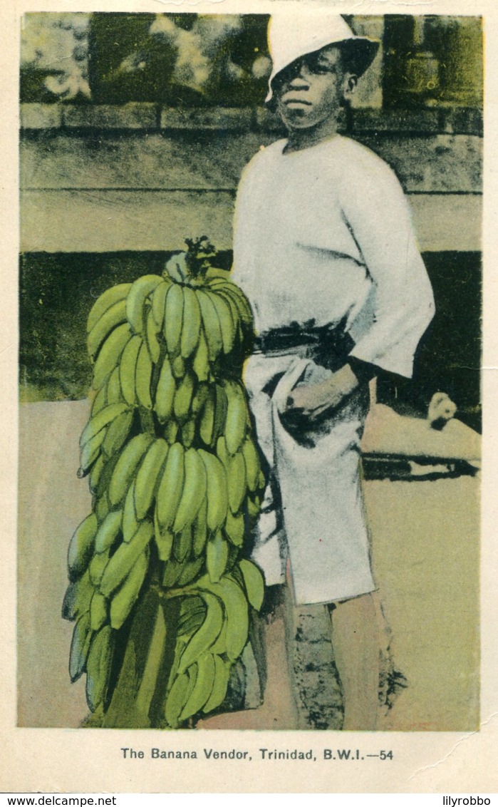 TRINIDAD - The Banana Vender Trinida British West Indies - Excellent Ethnic Etc - Amerika