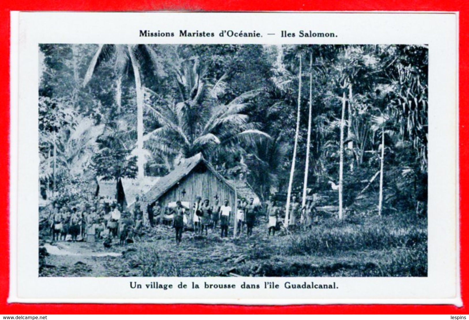 OCEANIE - ILES SALOMON -- Un Villmage De La Brousse Dans L'Ile Guadalcanal - Salomoninseln