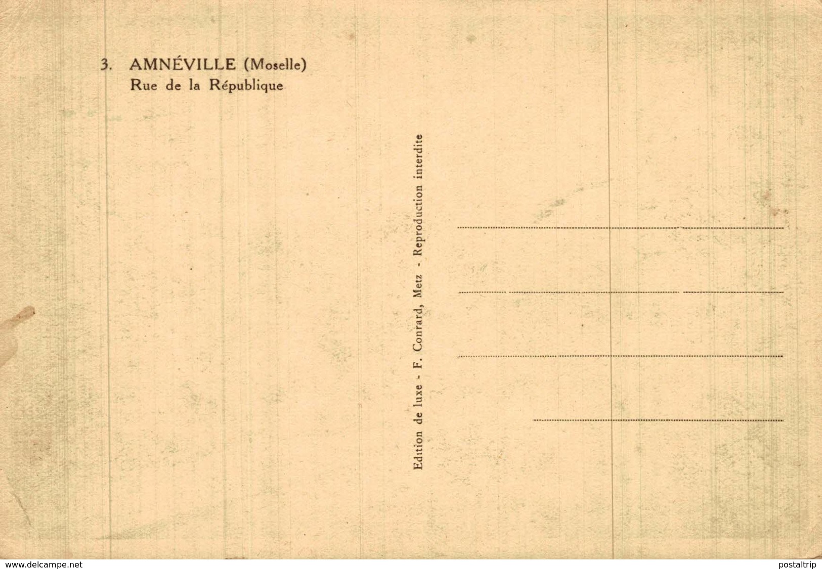 Moselle - Amneville - La Rue De La République. Francia  France Frankreich - Altri & Non Classificati