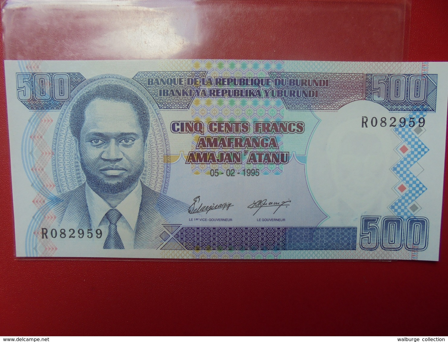 BURUNDI 500 FRANCS 1995 PEU CIRCULER/NEUF - Burundi