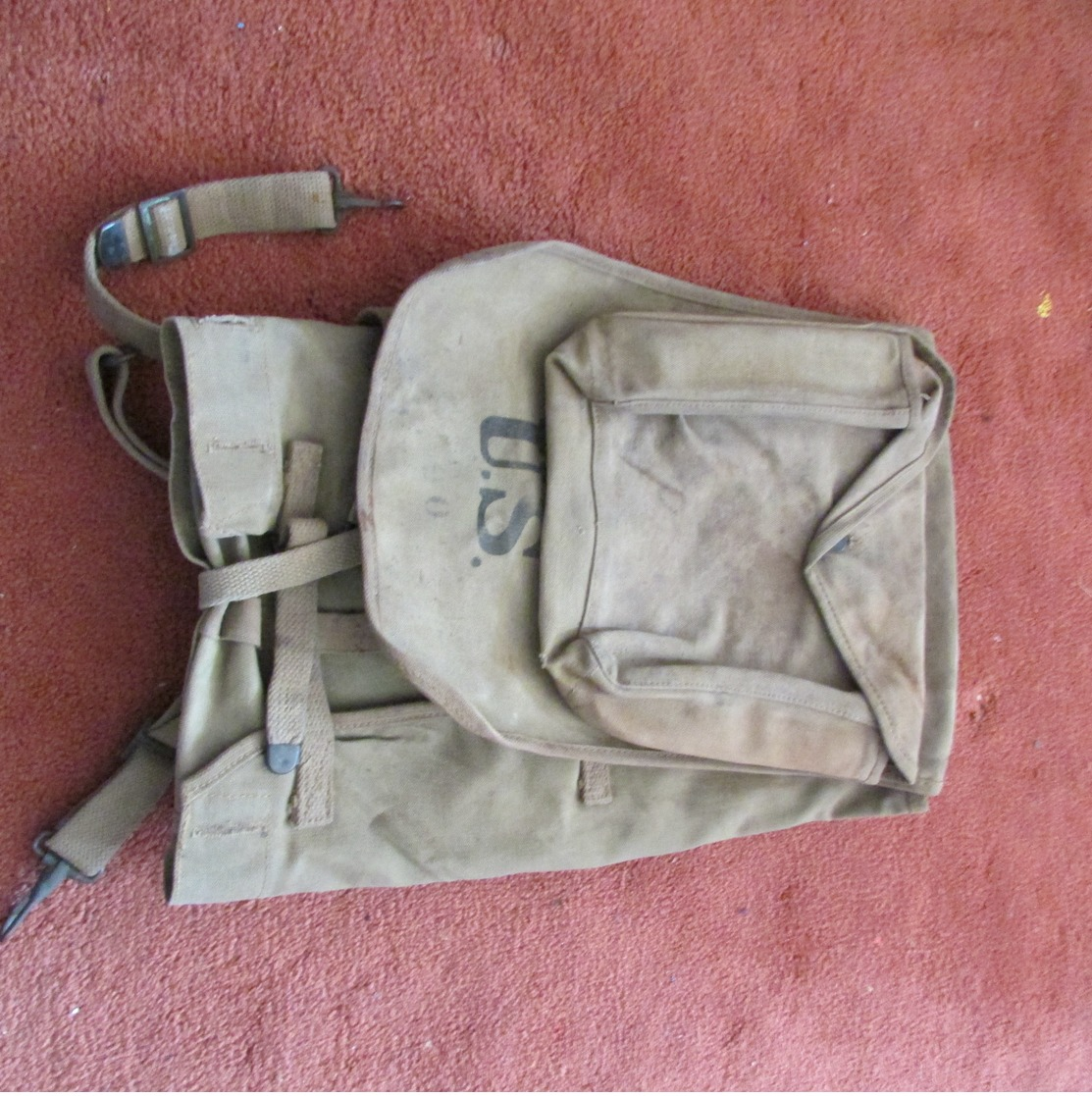 Early War 1917 Dated US Army Backpack - 1914-18