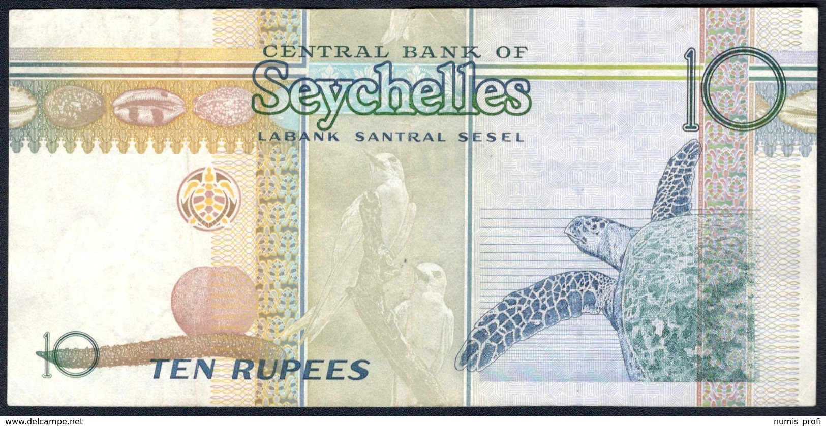 Seychelles - 10 Rupees / Roupi 2008 - P36b - Seychellen