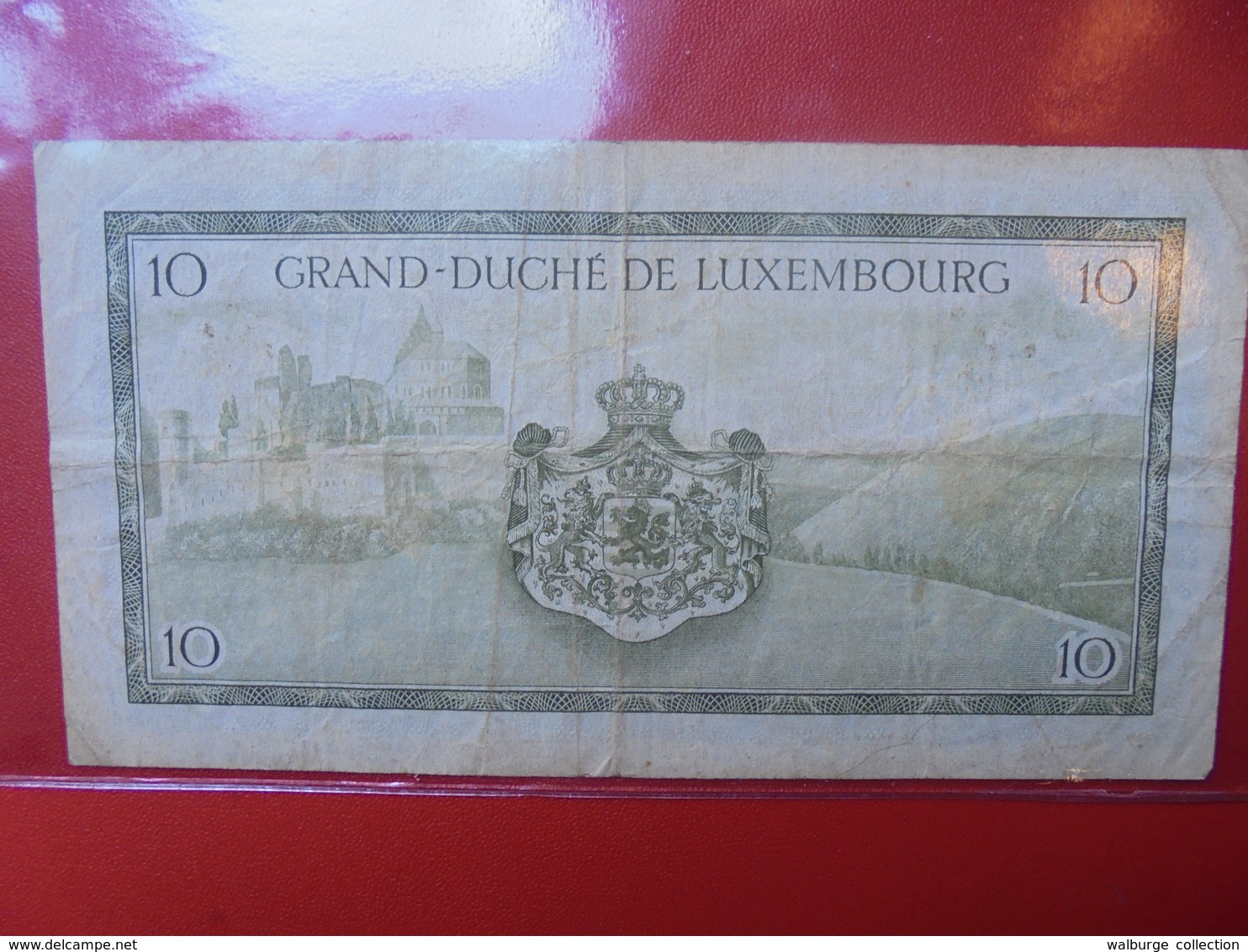 LUXEMBOURG 10 FRANCS (NON-DATE) CIRCULER - Luxemburg