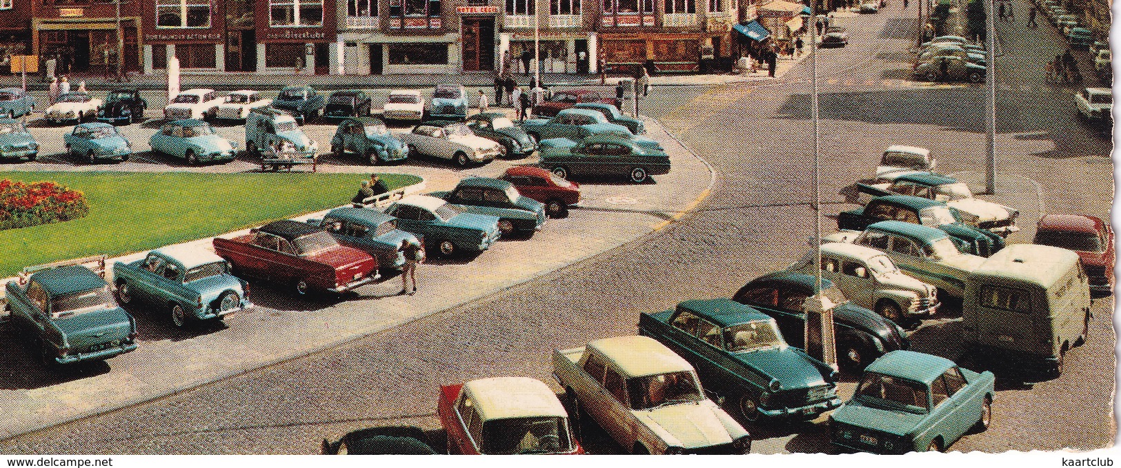 Knokke: CITROËN DS BREAK, FORD ANGLIA,CONSUL CAPRI, OPEL REKORD P2, COUPÉ, BMW 700, DAF DAFFODIL, VW KARMANN GHIA - Turismo