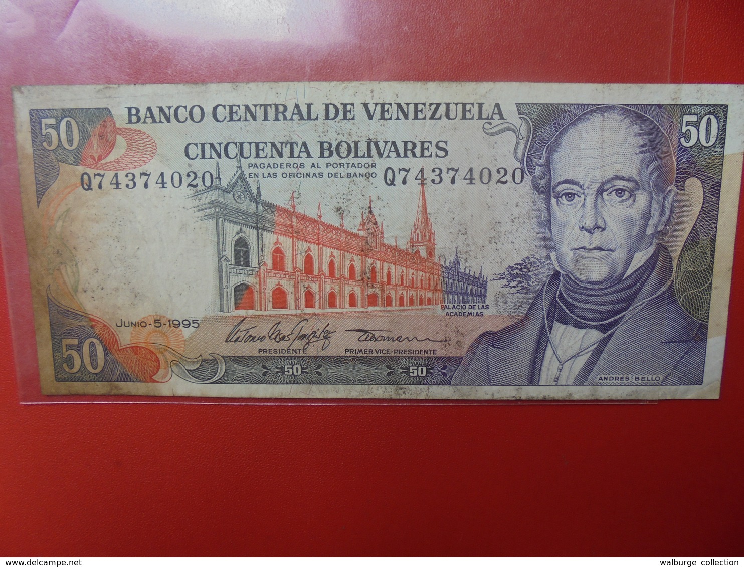 VENEZUELA 50 BOLIVARES 1995  CIRCULER - Venezuela