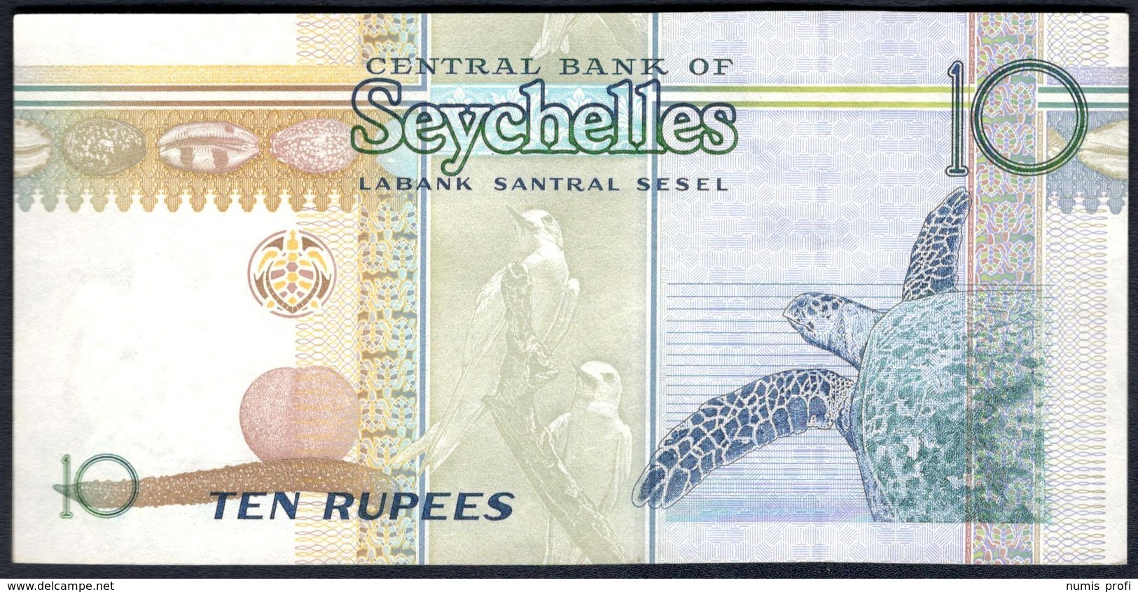 Seychelles - 10 Rupees / Roupi 2013 - P42 - Seychelles