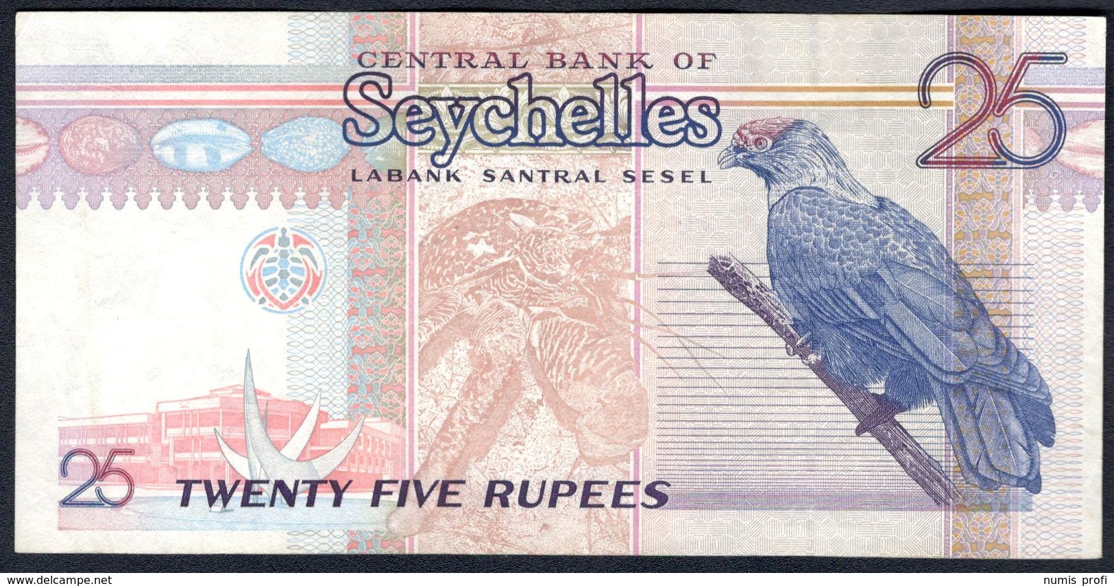 Seychelles - 25 Rupees / Roupi 2008 - P 37b - Seychelles