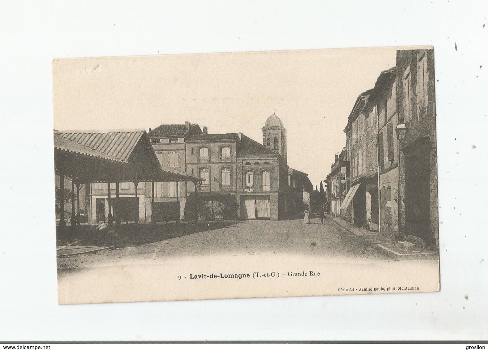 LAVIT DE LOMAGNE ( T ET G) 9 GRANDE RUE (HALLE EGLISE TABAC) - Lavit