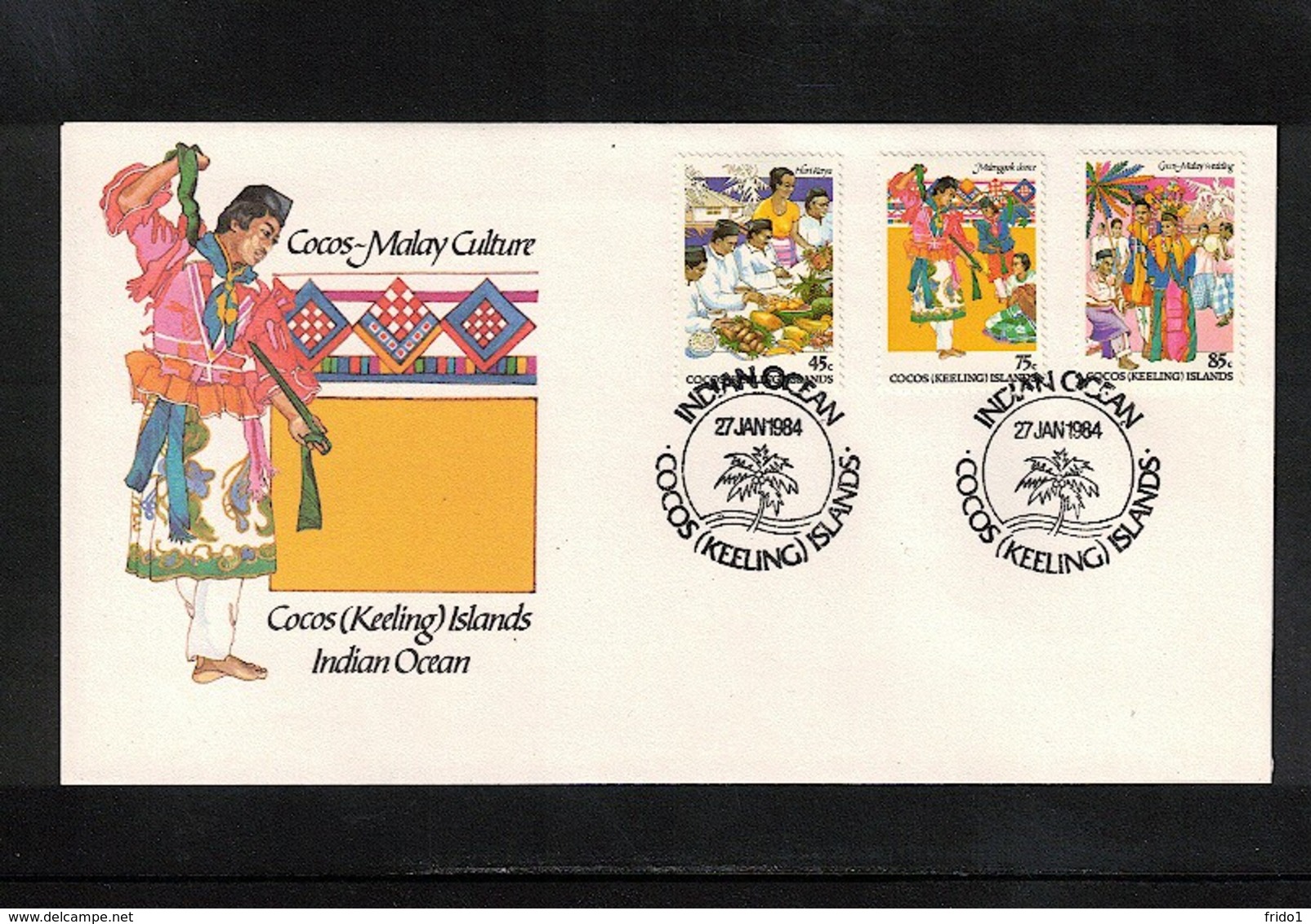 Cocos ( Keeling) Islands 1984 Cocos-Malay Culture FDC - Kokosinseln (Keeling Islands)