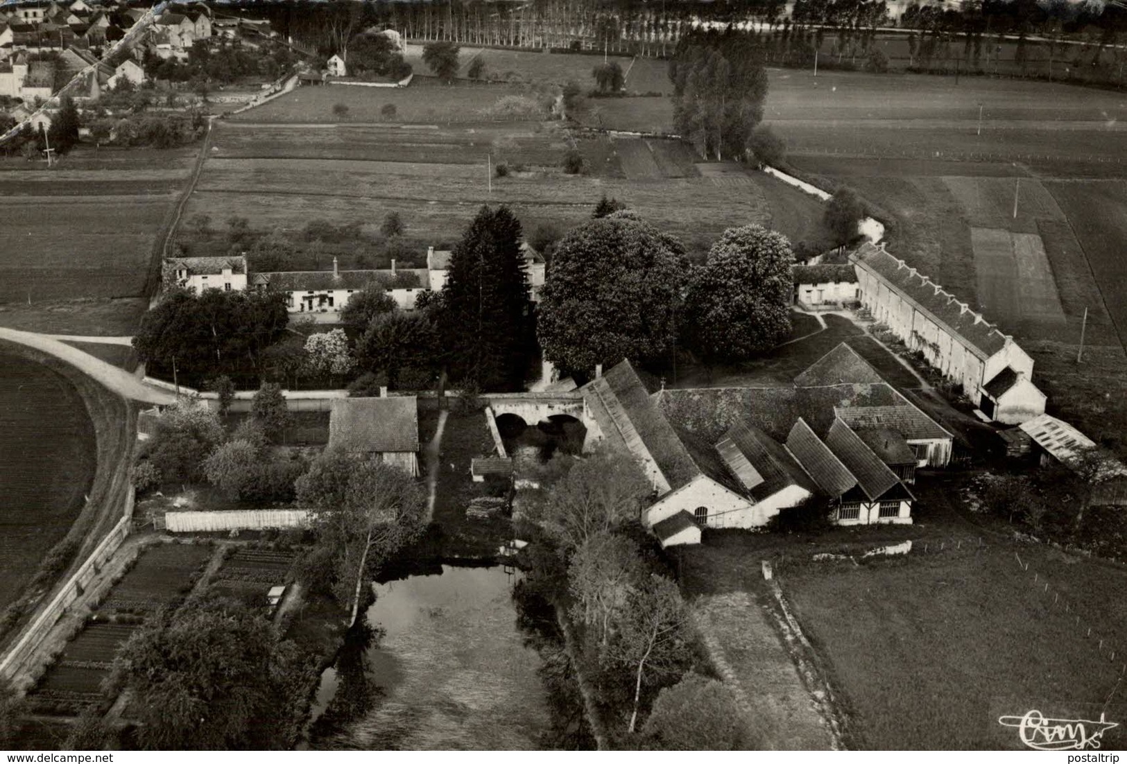 VANVEY VUE AERIENNE DE LA FORGE Francia  France Frankreich - Chatillon Sur Seine